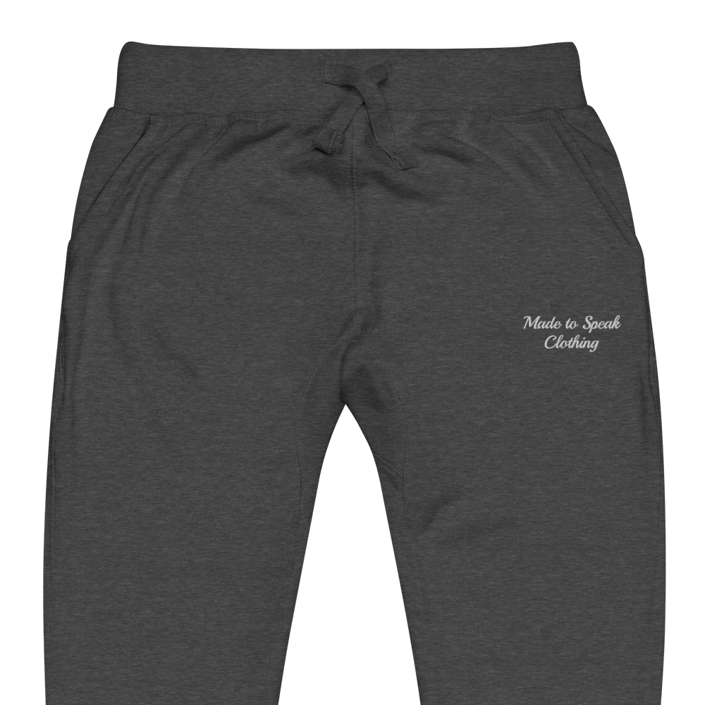 Unisex fleece sweatpants Made to Speak